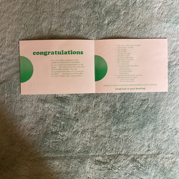 NEW Vintage ABC Century Club 150  Pins Over Average Bowling Patch Sew On 🎳 - Picture 5 of 8